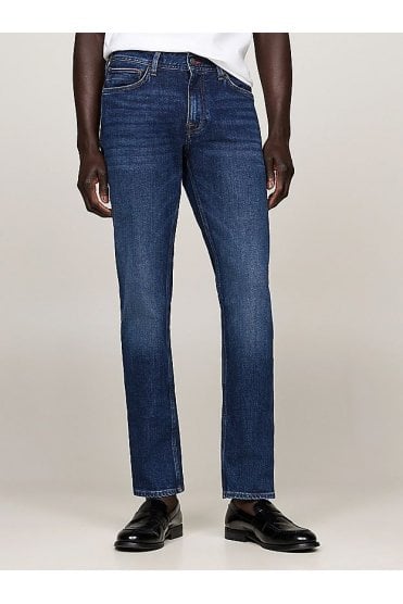 Denton Faded Straight Jeans – Baker Indigo