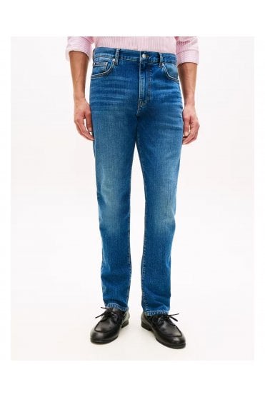 Denton Slim Straight Jeans - Cobalt Blue
