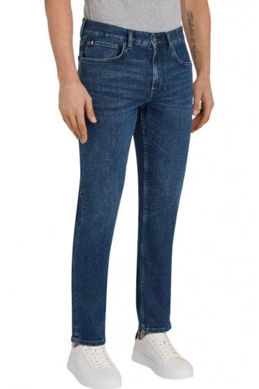Denton Straight Fit Jeans – Tinted Blue