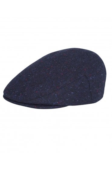 Donegal Tweed Flat Cap – Navy