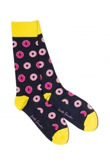 Doughnut Bamboo Socks – Navy