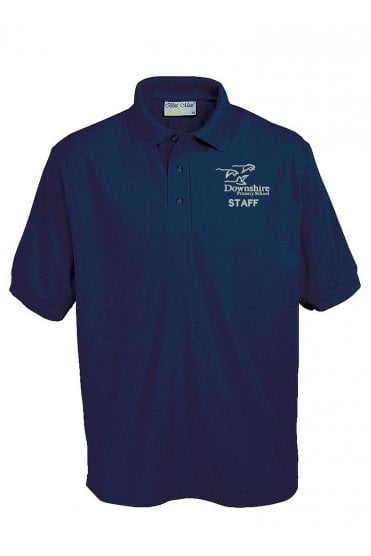 Downshire Ladies Fit Staff Polo - Navy
