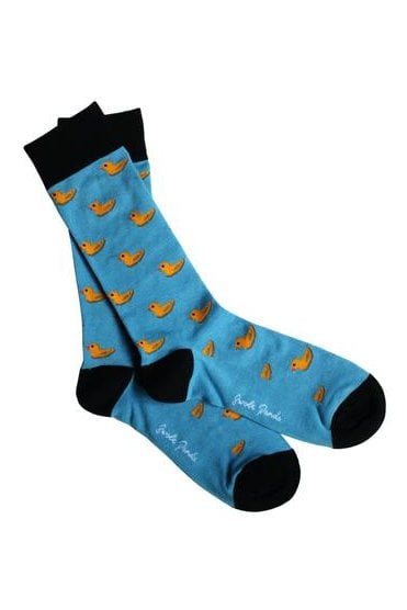 Duck Bamboo Socks - Blue