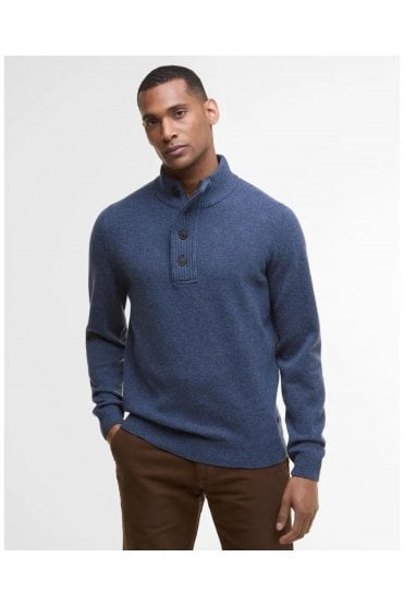 Essential Elbow Patch Jumper – Dark Indigo