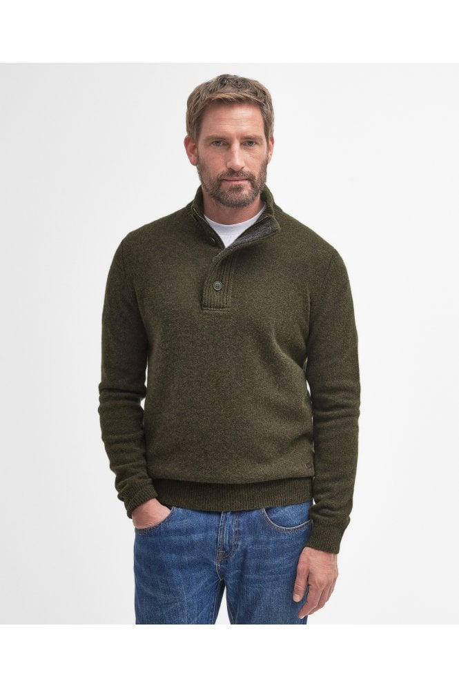 Essential Elbow Patch Jumper – Seaweed