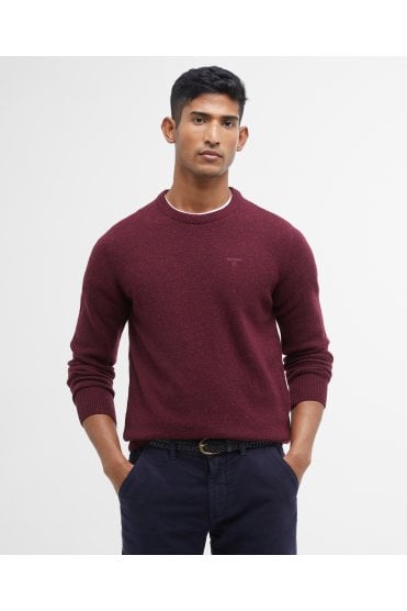 Essential Tisbury Crew-Neck Jumper – Ruby