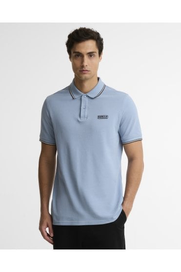 Evan Short-Sleeved Polo Shirt – Powder Blue