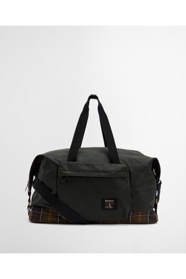 Field Waxed Holdall – Sage