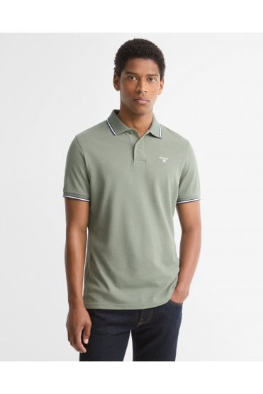 Fielding Tailored Short-Sleeved Polo Shirt – Agave Green