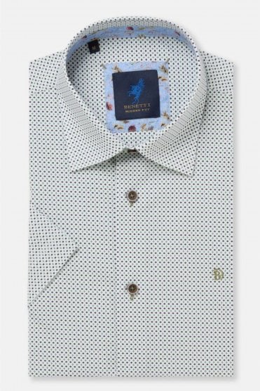 Finn Short Sleeve Casual Shirt – Mint