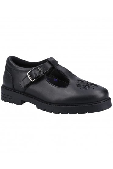 Fiona Junior School Shoes – Black