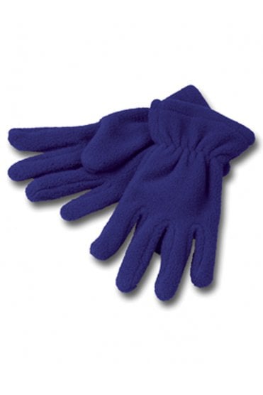 Fleece Gloves - Navy