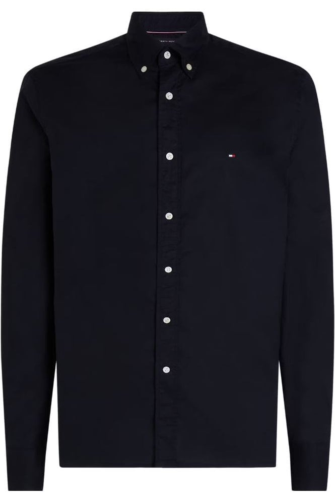 Flex Poplin Solid Regular Fit Shirt – Desert Sky