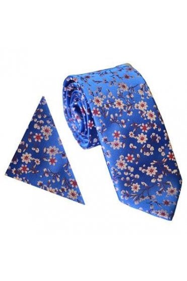 Floral Blossom Set - Blue/Red