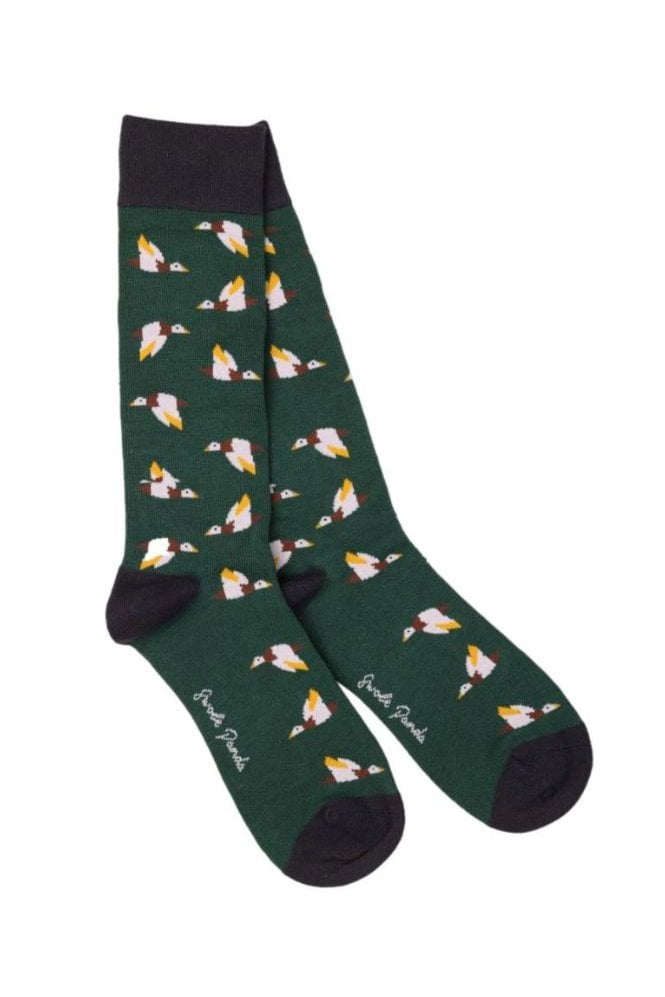 Flying Grouse Bamboo Socks – Green