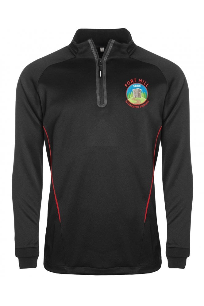 Fort Hill Primary 1/4 Zip - Black