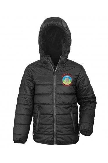 Fort Hill Primary Baffle Coat – Black