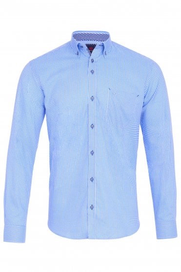 Foyle Long Sleeve Shirt – Blue