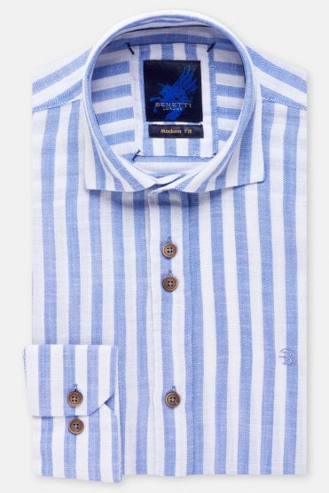 Fulton Long Sleeve Casual Shirt – Royal
