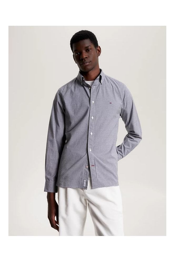 Gingham Regular Fit Shirt – Desert Sky / Optic White