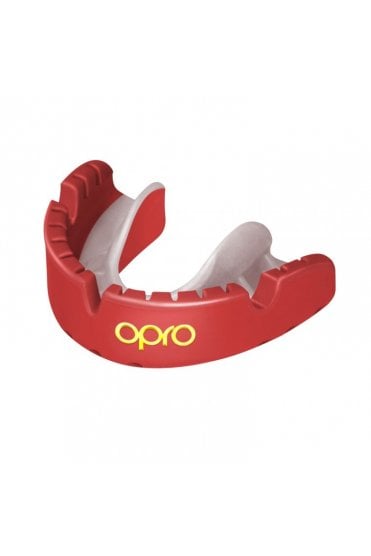 Gold Level Ultra Fit Braces Mouthguard – Red