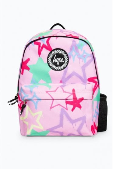 Graffiti Stars Iconic Backpack – Pink