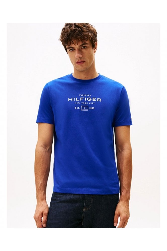 Graphic Logo Crew Neck T-Shirt – Wedge Blue