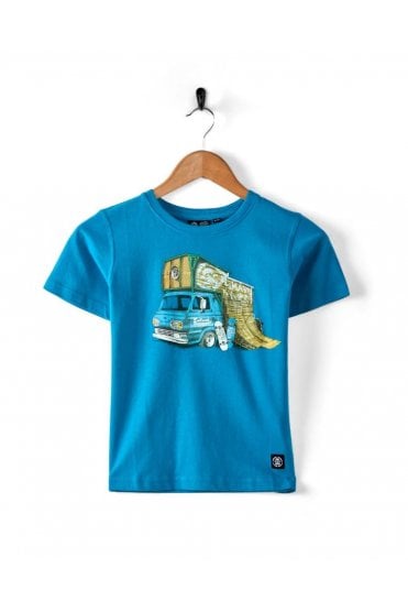 Half Cab Kids T-Shirt – Blue