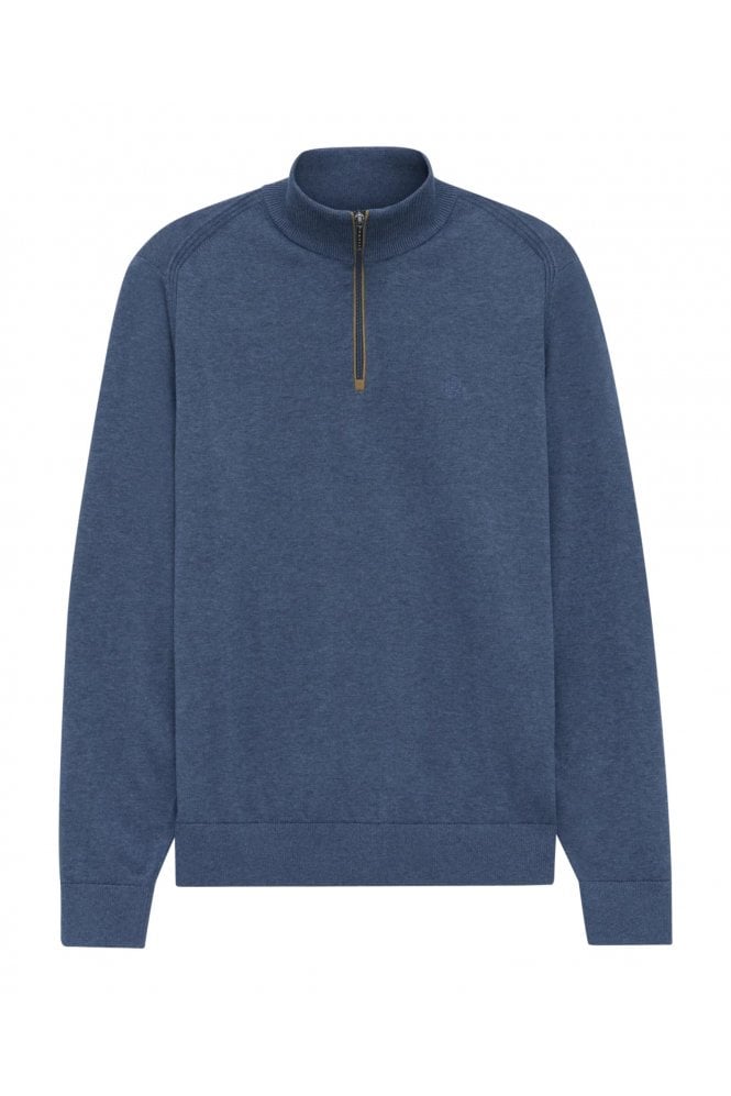 Half-Zip Sweater – Blue
