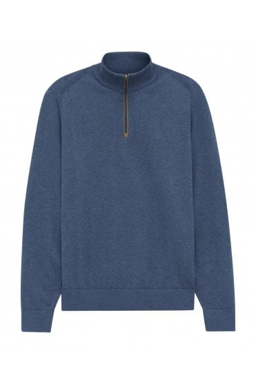 Half-Zip Sweater – Blue