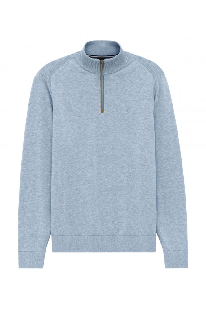 Half-Zip Sweater – Light Blue