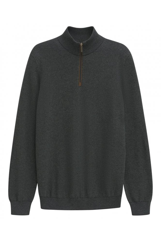 Half-Zip Sweater – Moss Green