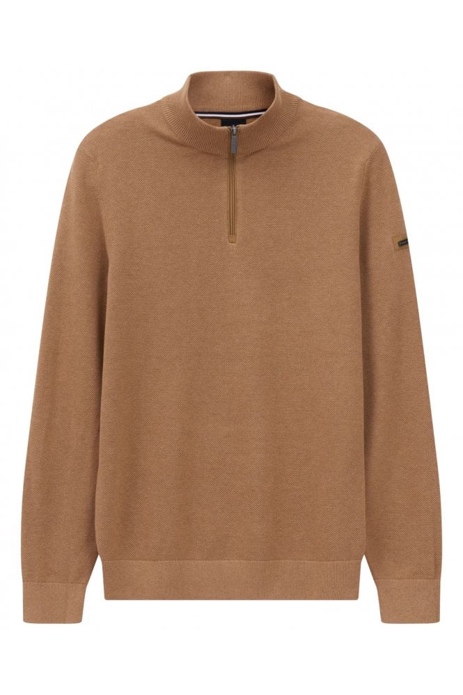 Half-Zip Sweater – Taupe