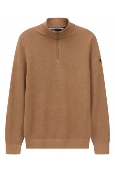 Half-Zip Sweater – Taupe