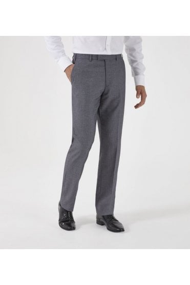Harcourt Tailored Suit Trousers - Silver