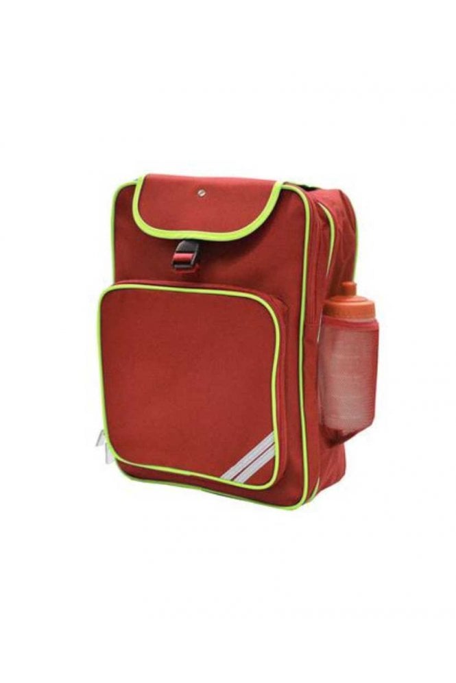Hi-Viz Junior Backpack – Red