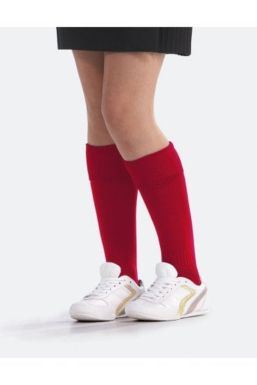 High Performance Plain Sports Sock – Red