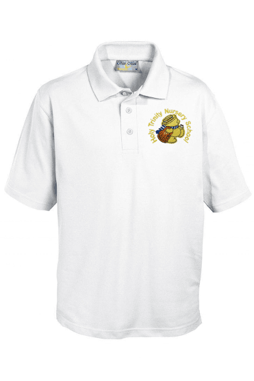 Holy Trinity Nursery School Polo - White