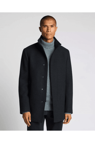 Jacob Tailored Coat - Dark Blue