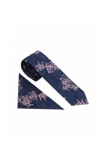 Japanese Floral Tie Set – Pink