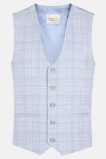 Jeff Waistcoat - Sky Blue