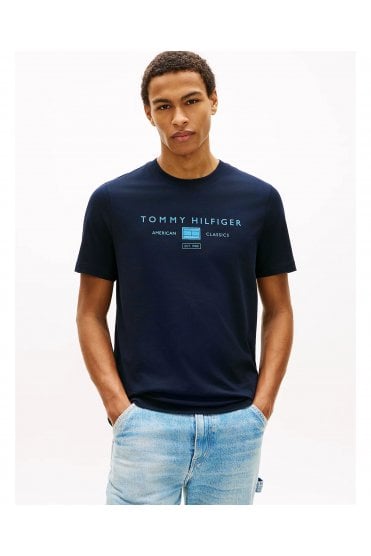 Jersey Logo T-Shirt – Desert Sky