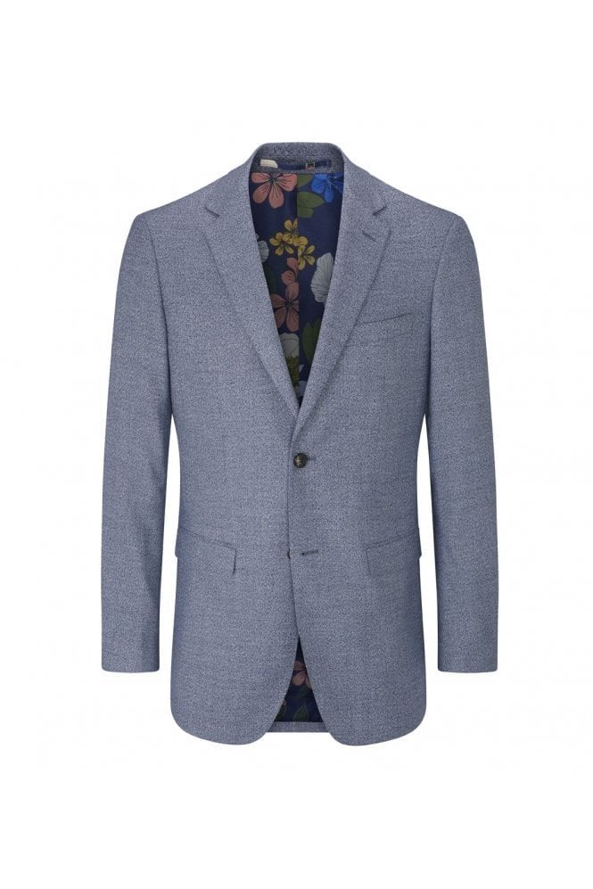 Jodrell Tweed Effect 2-Piece Suit – Blue