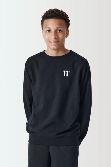 Junior Core Sweatshirt – Black