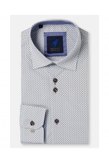 Kevin Long Sleeve Casual Shirt – Coffee