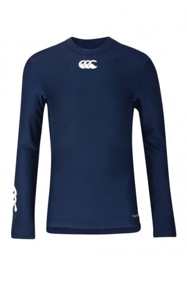 Kids Thermoreg Long Sleeve Baselayer - Navy