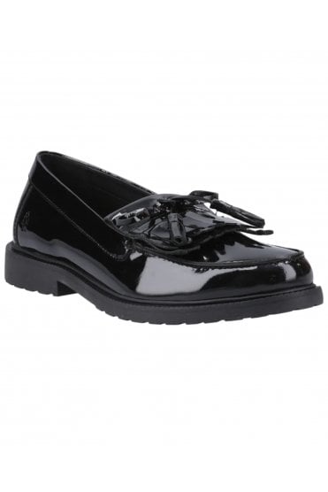 Kiltie Patent Loafers – Black