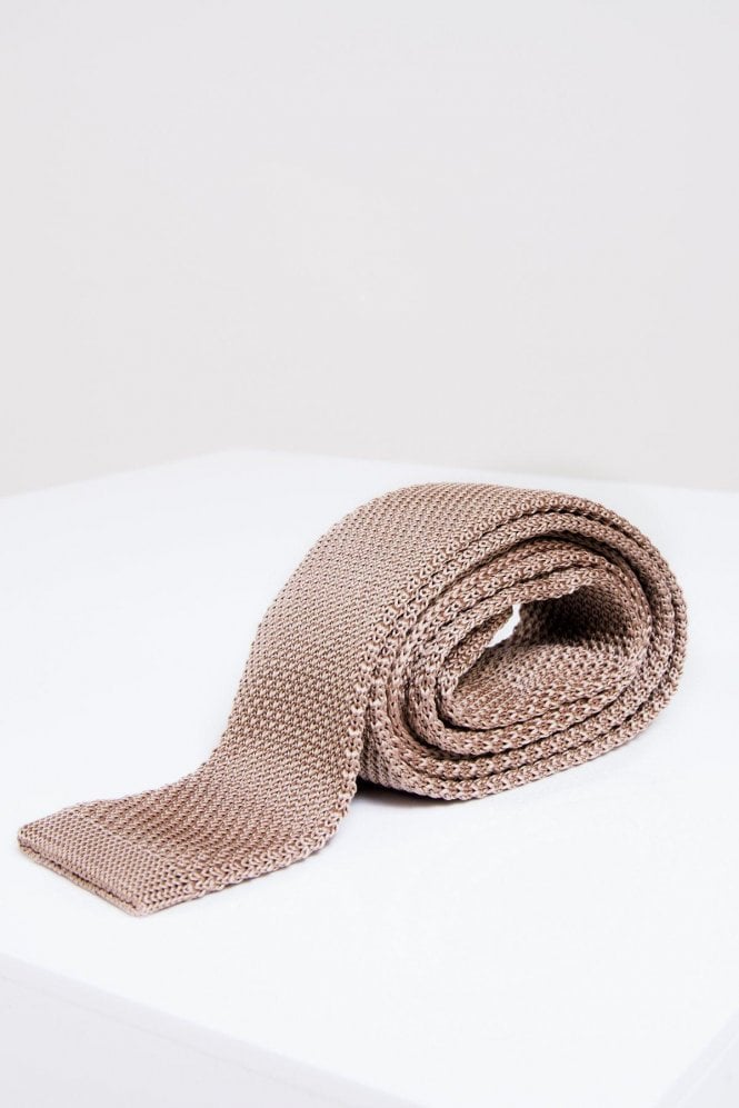 Knitted Tie - Oak