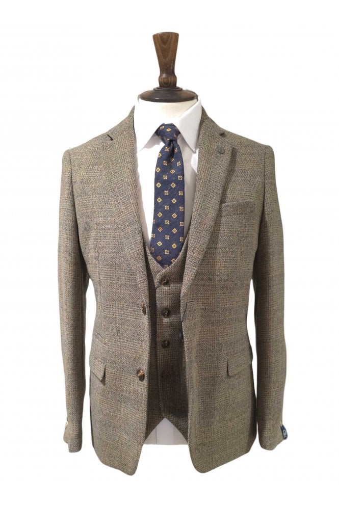 Kris Tweed Jacket - Tan