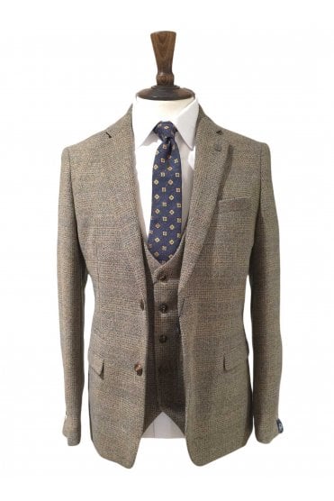 Kris Tweed Jacket - Tan